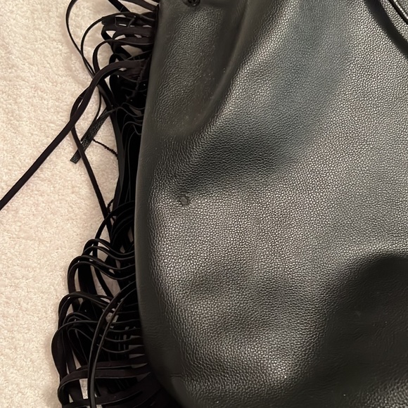 Victoria’s Secret drawstring fringe bag / backpack - Picture 5 of 7